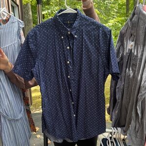Polo Ralph Lauren Navy Polka Dot Shirt